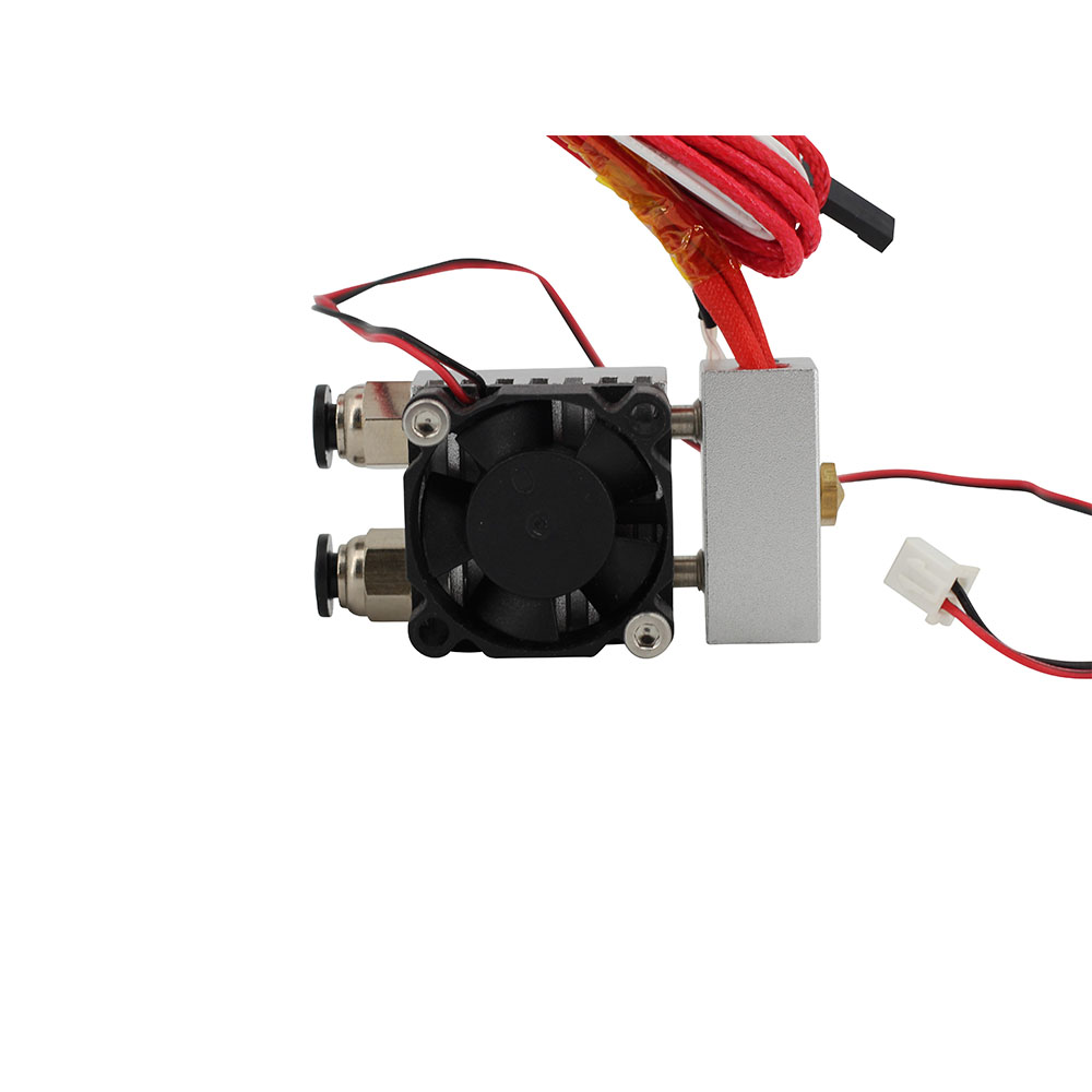 2 in 1 out Dual Extruder Hotend 12V 1.75mm