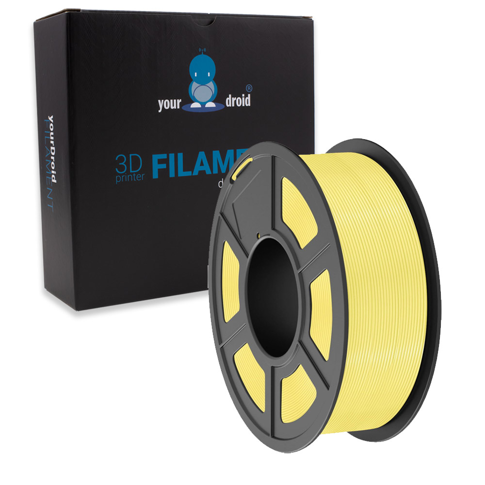 yourDroid PETG Filament Zitrusgelb 1.75mm 1kg