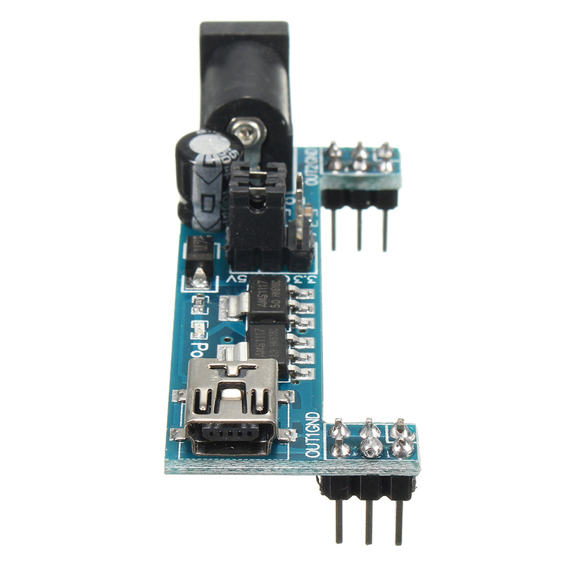 MB102 Stromversorgung für Steckboards - 3,3V und 5V (kompakt)