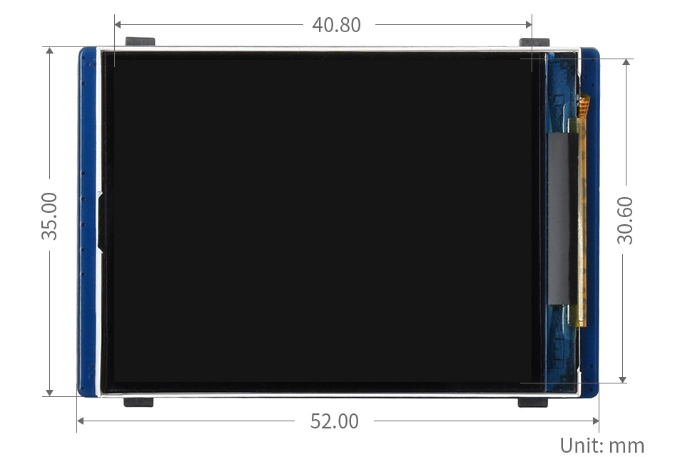 Waveshare 2" LCD Display Modul für Raspberry Pi Pico