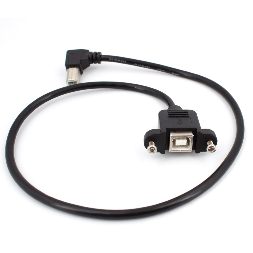 USB 2.0 B Stecker auf USB 2.0 B Buchse Panel Mount 50cm