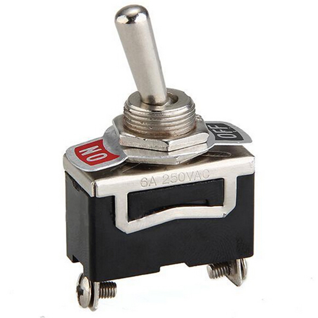 5x 12V Kippschalter Ein / Aus 250VAC 6A im Retro-look