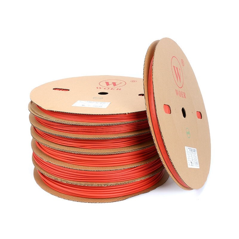 1m Schrumpfschlauch 2:1 Rot Φ8mm Meterware