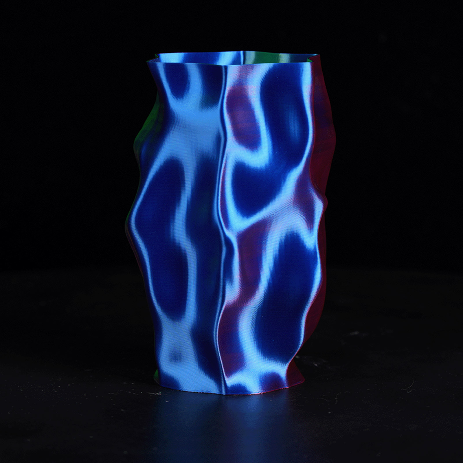 yourDroid Tri-Color Biosilk PLA+ Filament Blau/Grün/Lila 1.75mm 1kg