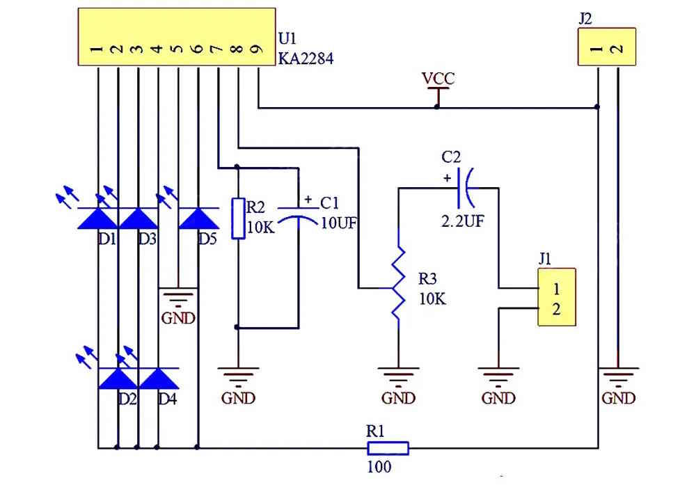 Bausatz KA2284 Audio Level Indikator