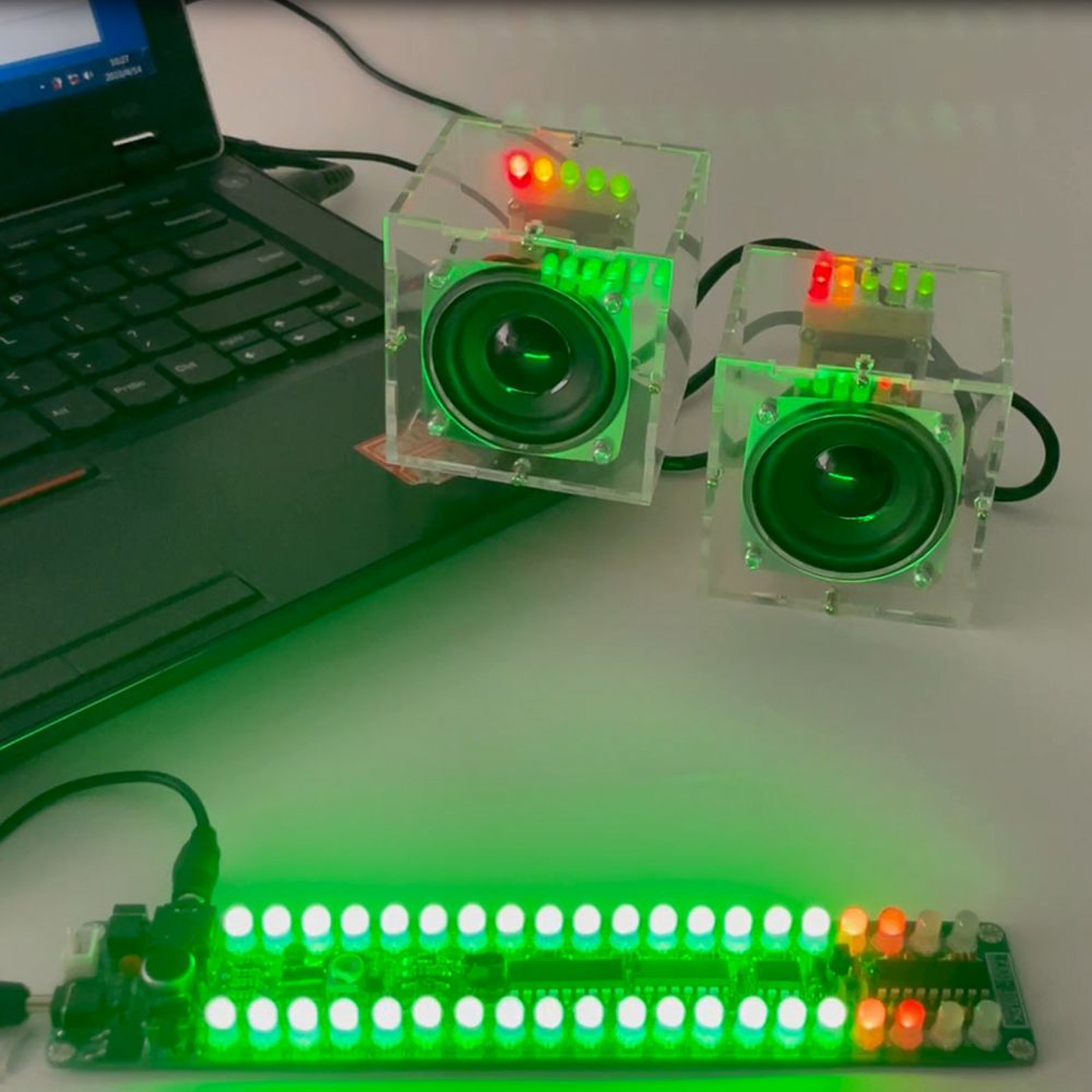 LED Musik-Spektrum Anzeige Bausatz mit LM3914 – DIY Audio Level Meter Kit zum Löten