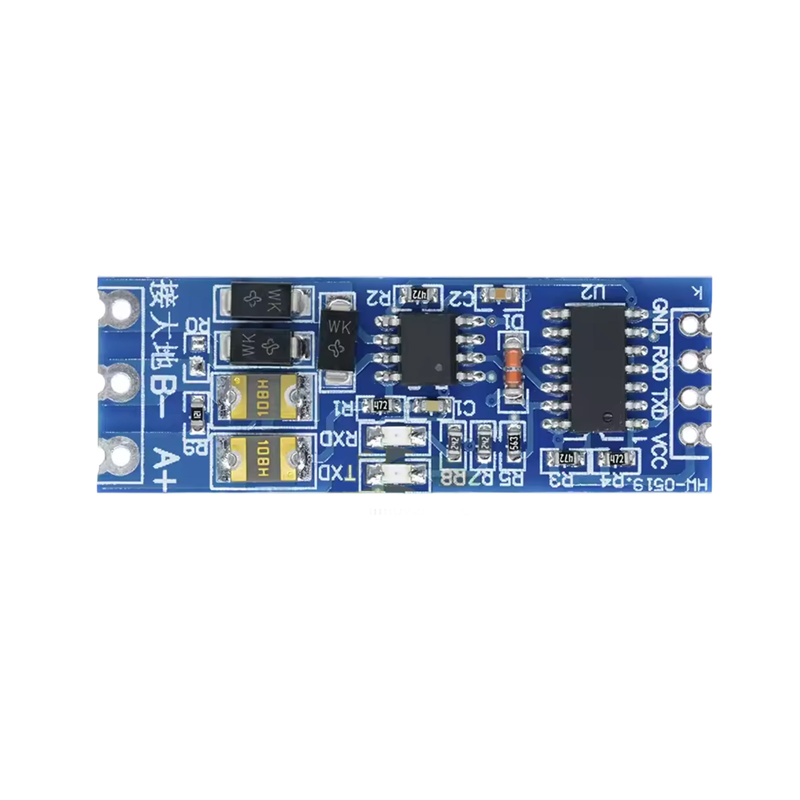 RS485 zu TTL Wandler Modul UART Konverter mit 3.3V/5V Unterstützung