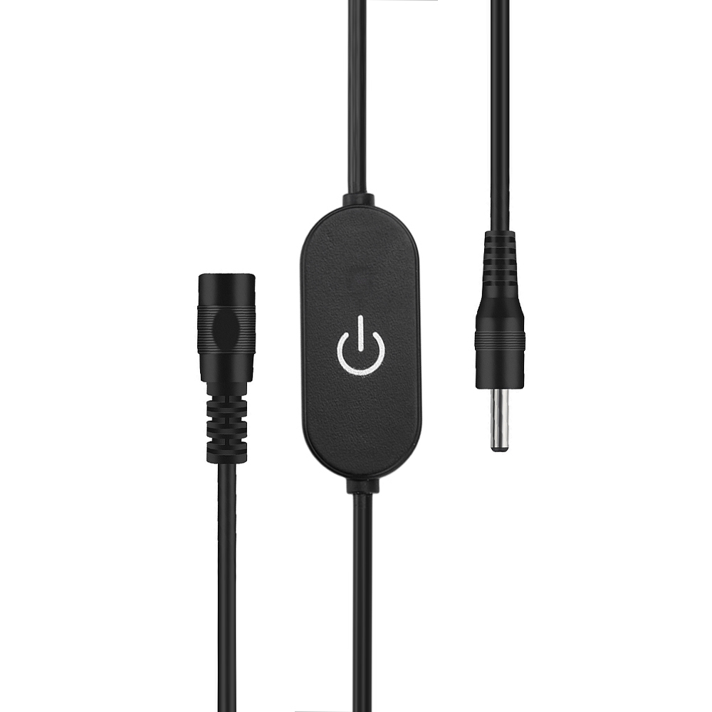 Touch Dimmer Schalter DC 12–24V 2A LED Streifen Controller (Schwarz)
