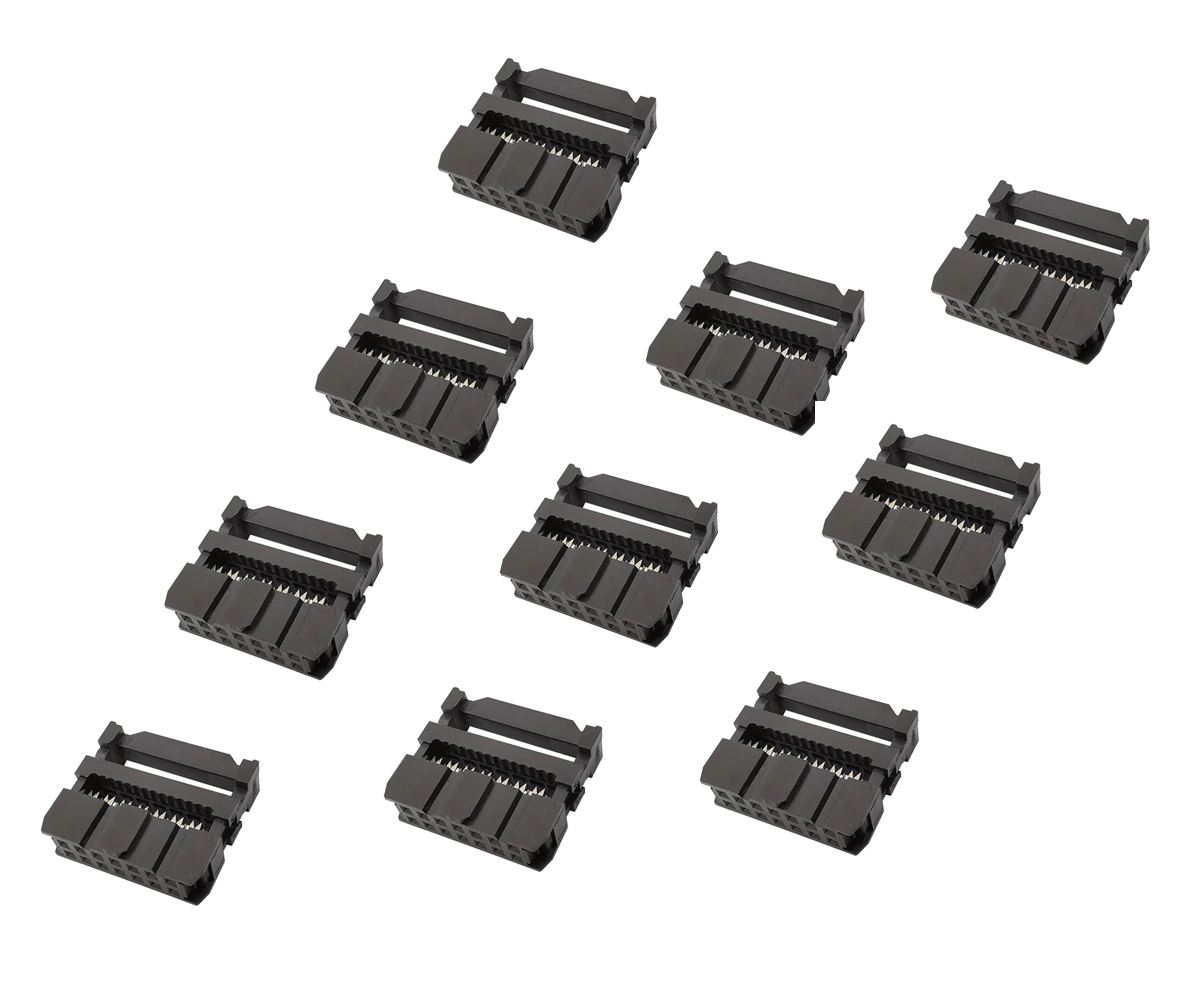 IDC Buchse 14-Polig 2x7P 2.54mm