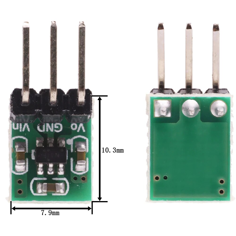 Mini Spannungswandler DC 1.8V-5V auf 3.3V fester Ausgang