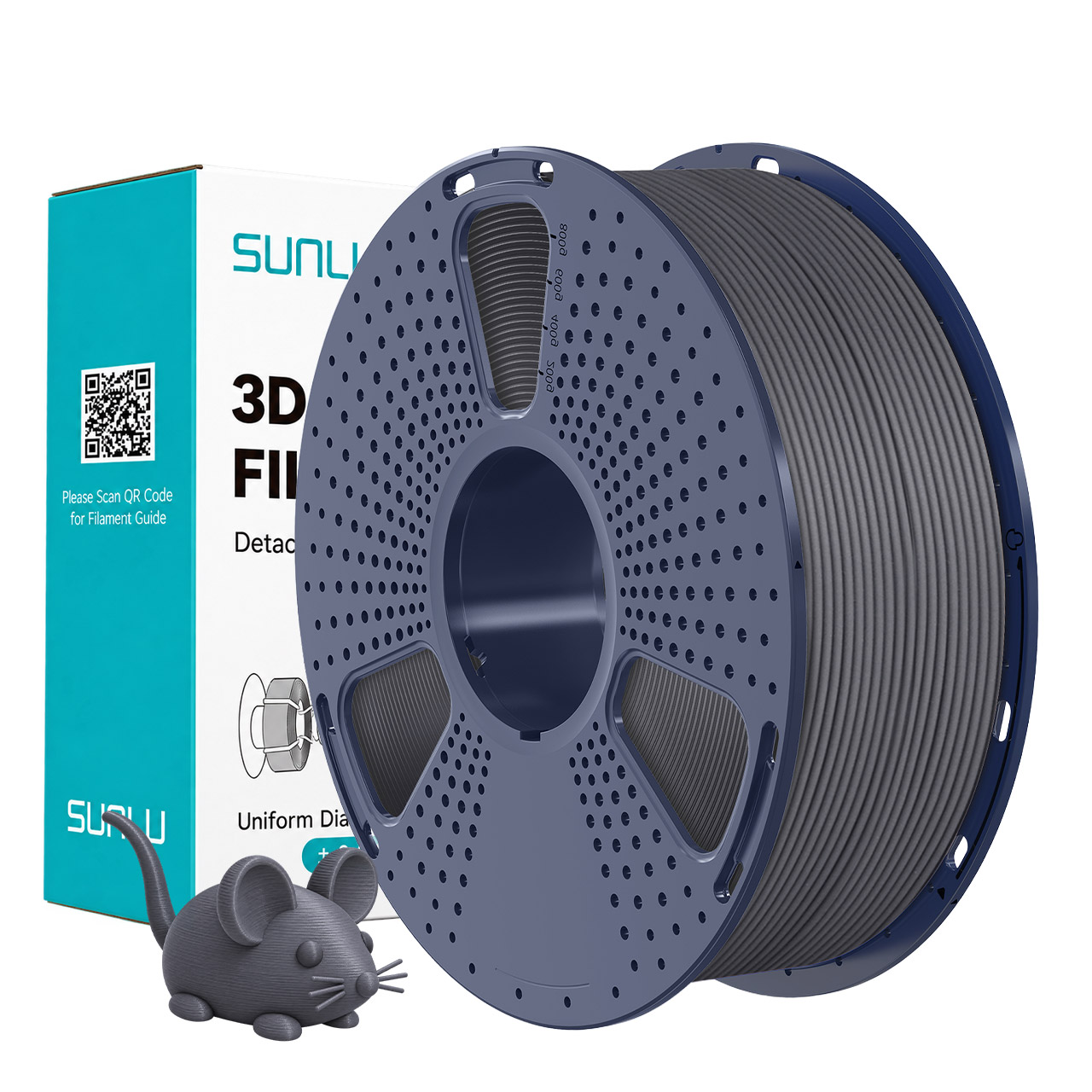Sunlu PETG Filament Grey 1.75mm 1kg