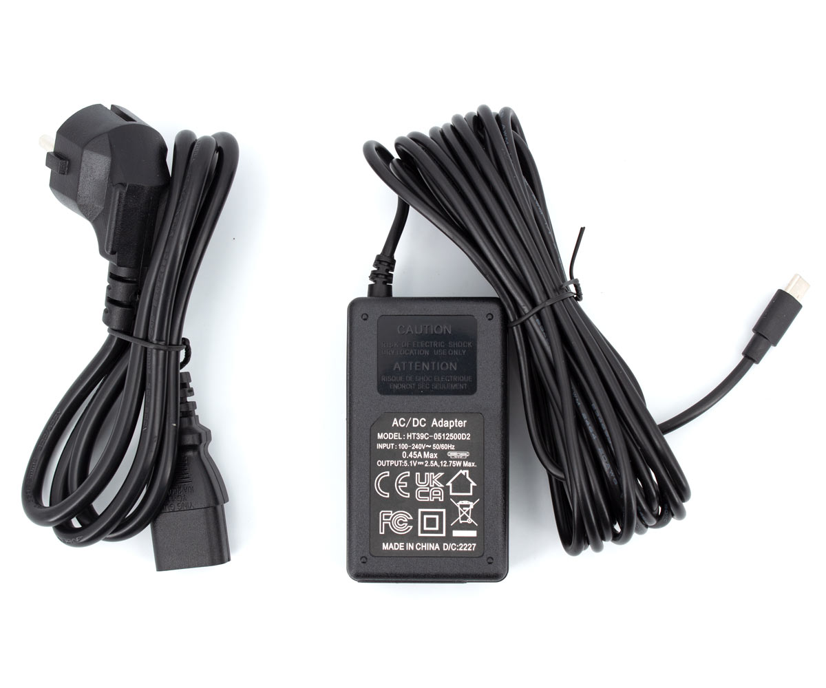 Industrienetzteil 5.1V 2.5A Raspberry Pi 4 Kaltgerätebuchse USB-C Kabel