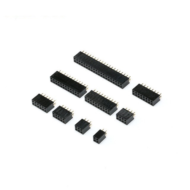 Sortiment zwei-reihige Buchsenleisten 2.54mm Female Header Socket 90 Stück