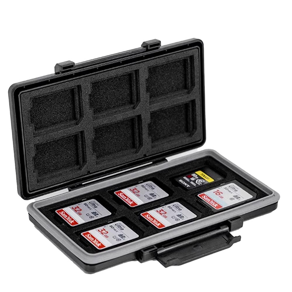 Transportbox für 12 SD Karten / 24 MicroSD Karten