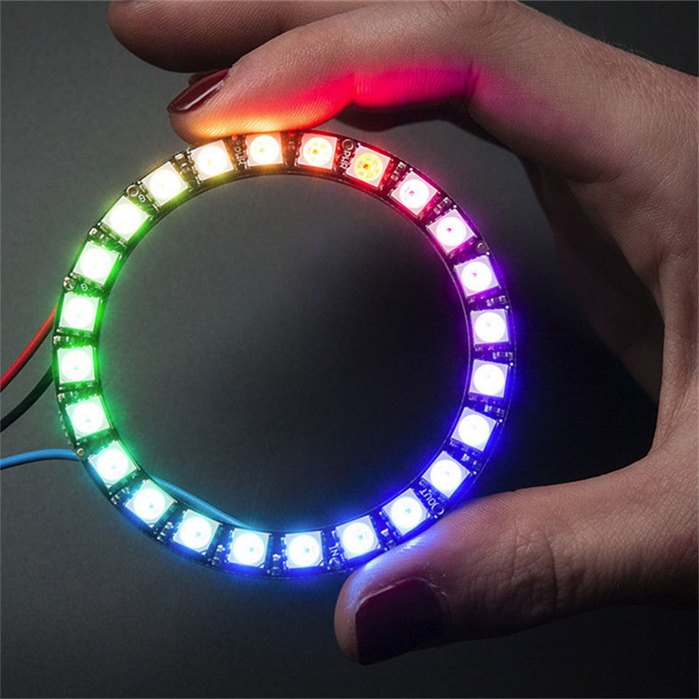 3x 24Bit RGB LED Ring WS2812 5V ähnl. Neopixel