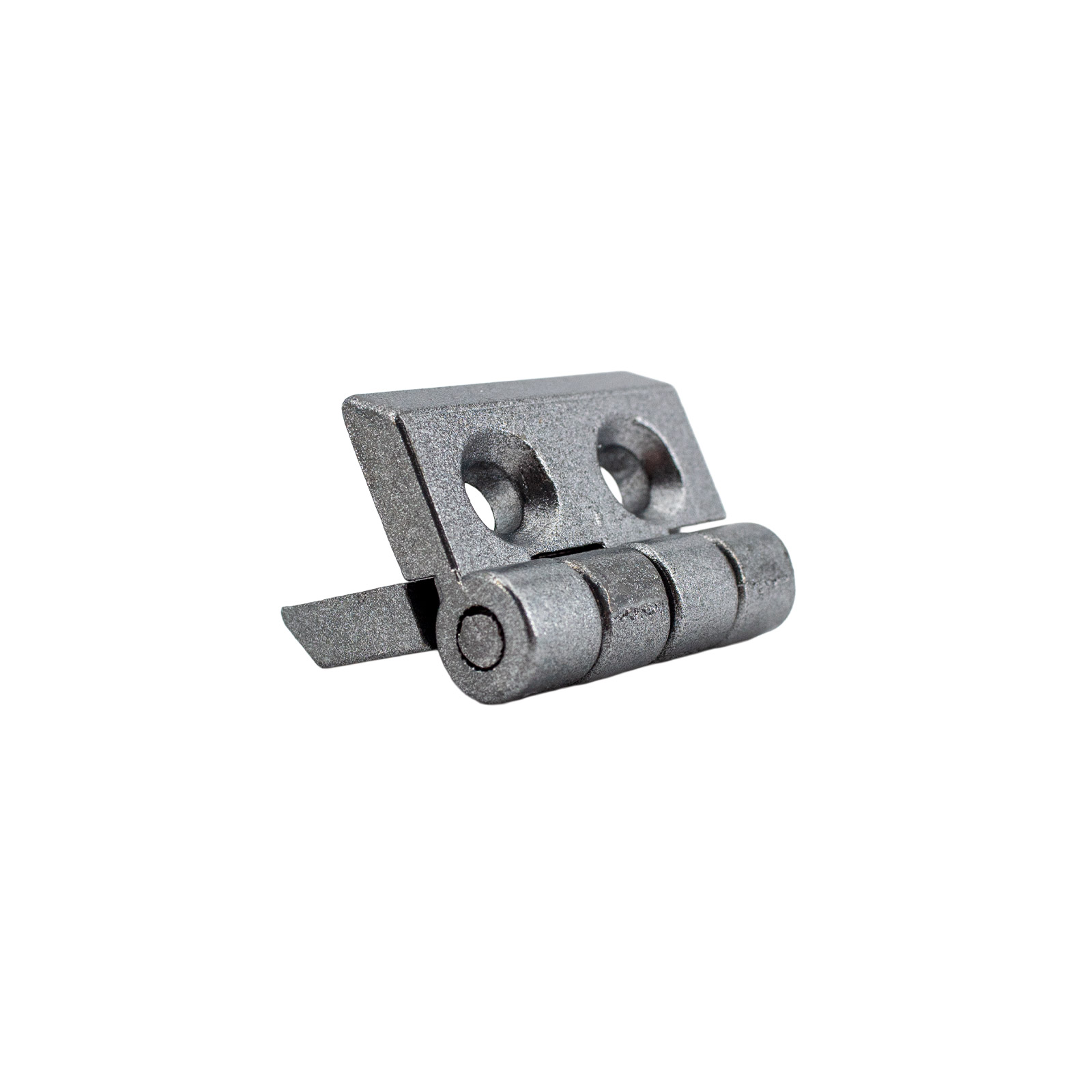 2x Metall Scharniere für 2020 Aluminiumprofile Silber