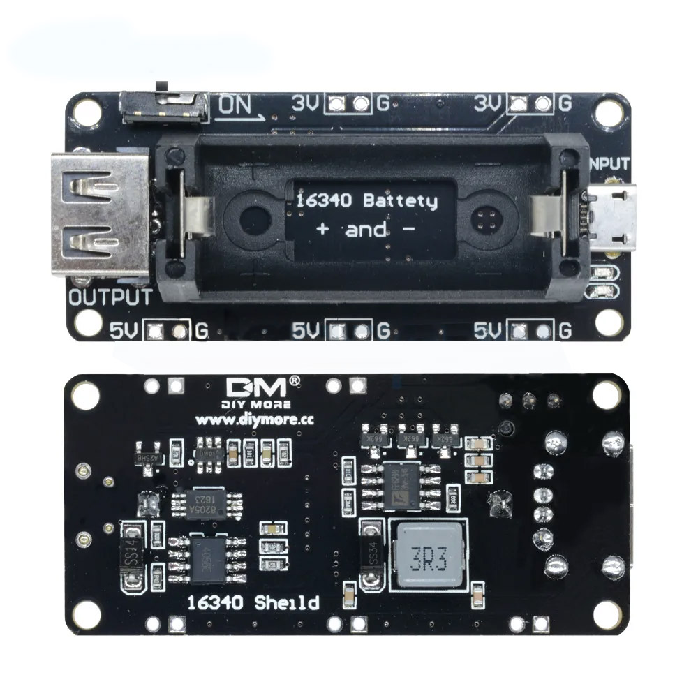 16340 Battery Shield Power Bank