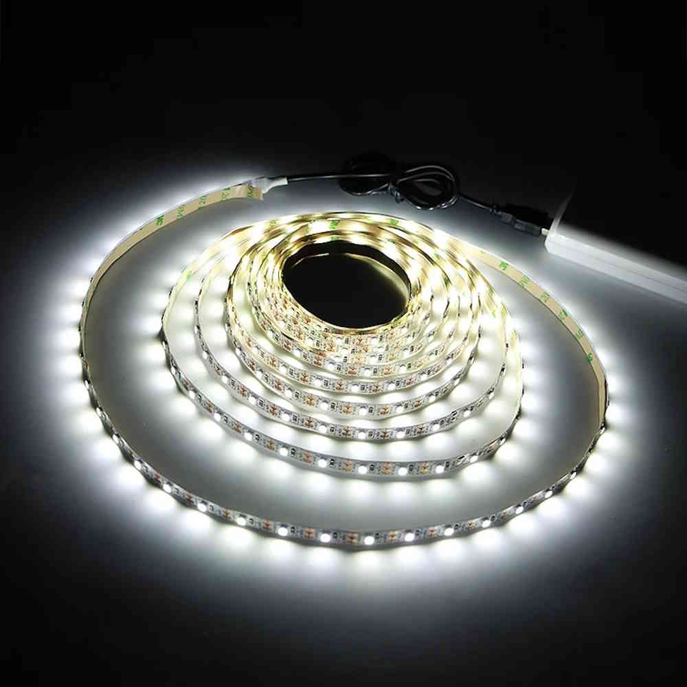 5m LED Strip weiss An-/Ausschalter 5V USB IP21
