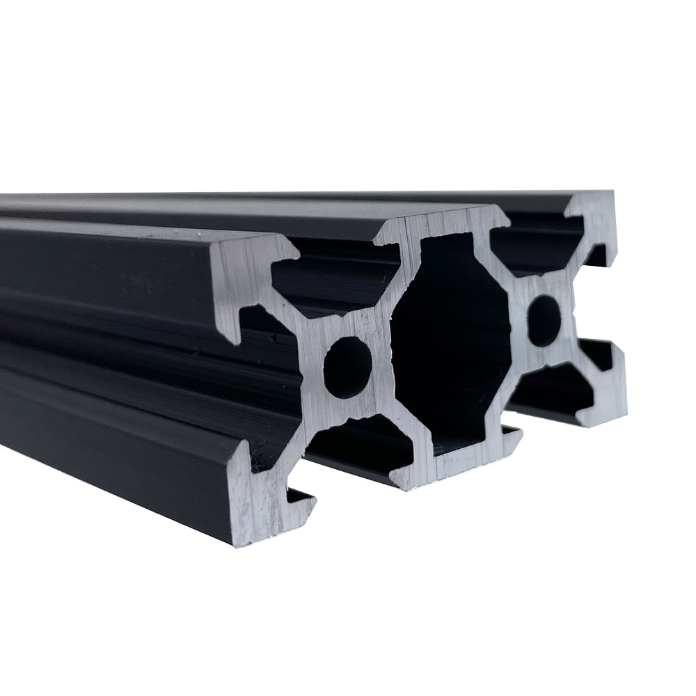 V-Slot Aluminiumprofil 2040 1 Meter schwarz