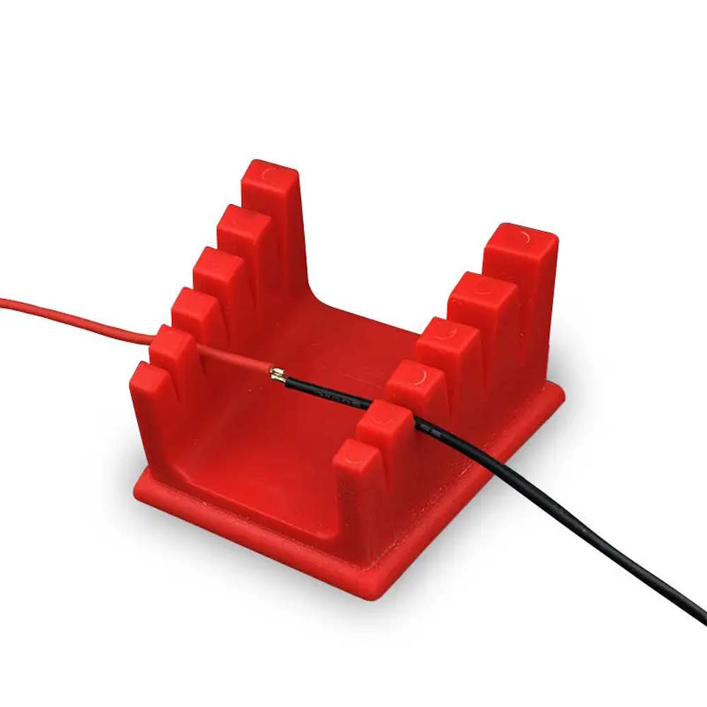 Löthilfe Kabel-Halter für Elektronik- und Reparaturarbeiten (Rot)