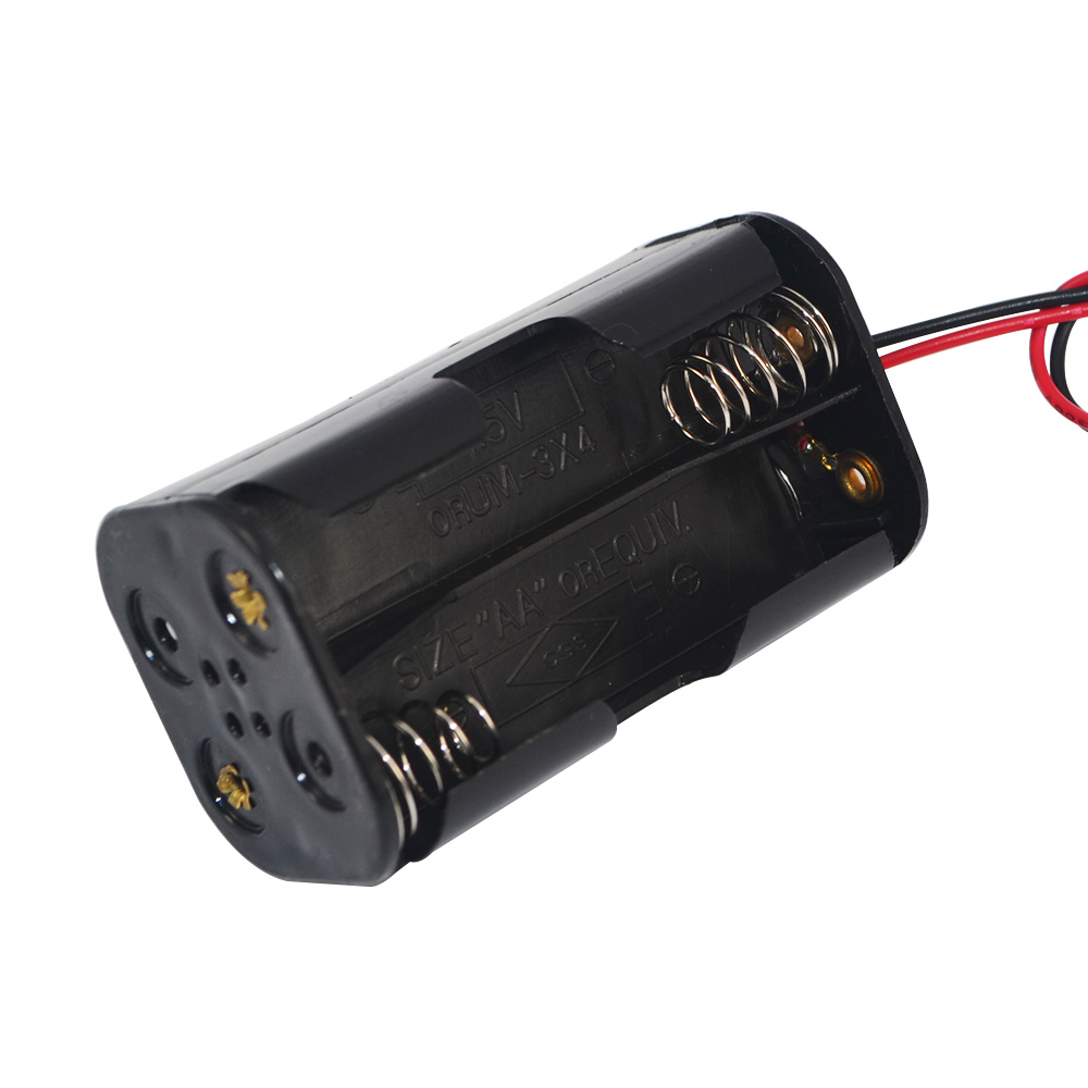 Gehäuse für 4x AA Batterien 6V kompakt