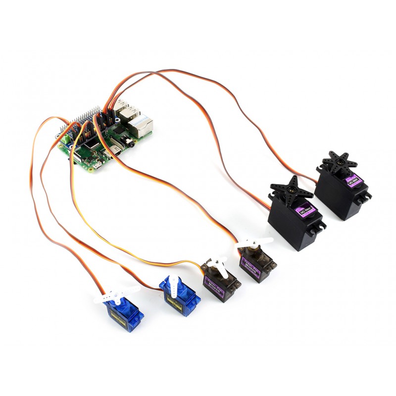 Servo Driver Hat für Raspberry Pi 16 Kanäle 12-bit, I2C