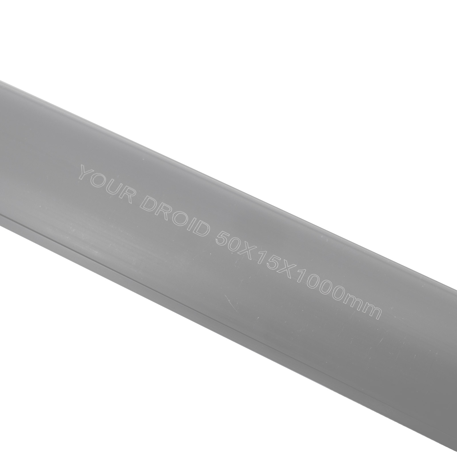 Bodenkanal 15x50mm 1m grau Selbstklebend