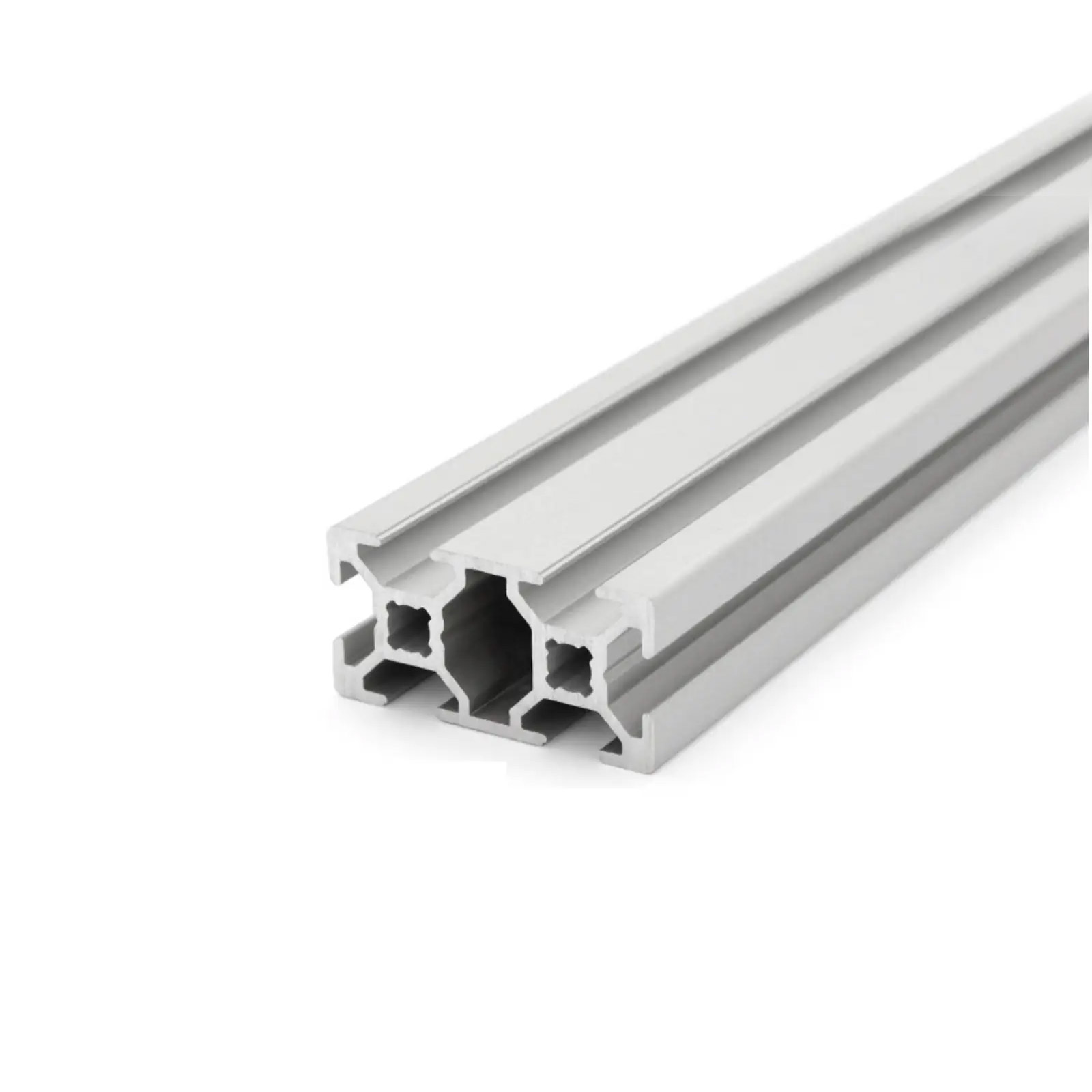 0,5 Meter Aluprofil 20x40 B-Typ Nut 6 Silber