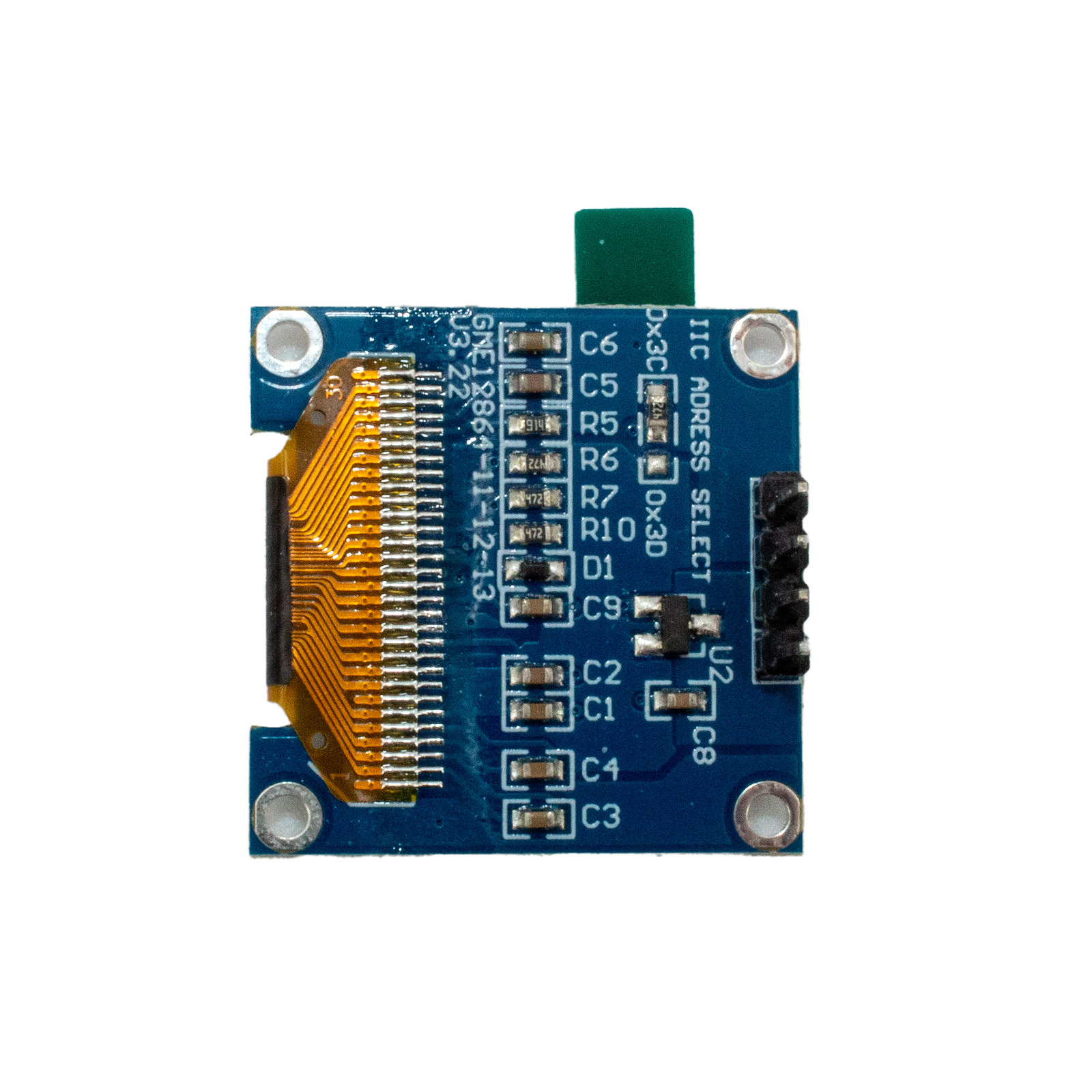 0.96" OLED Display I2C/IIC/TWI 128x64 Pixel für Arduino