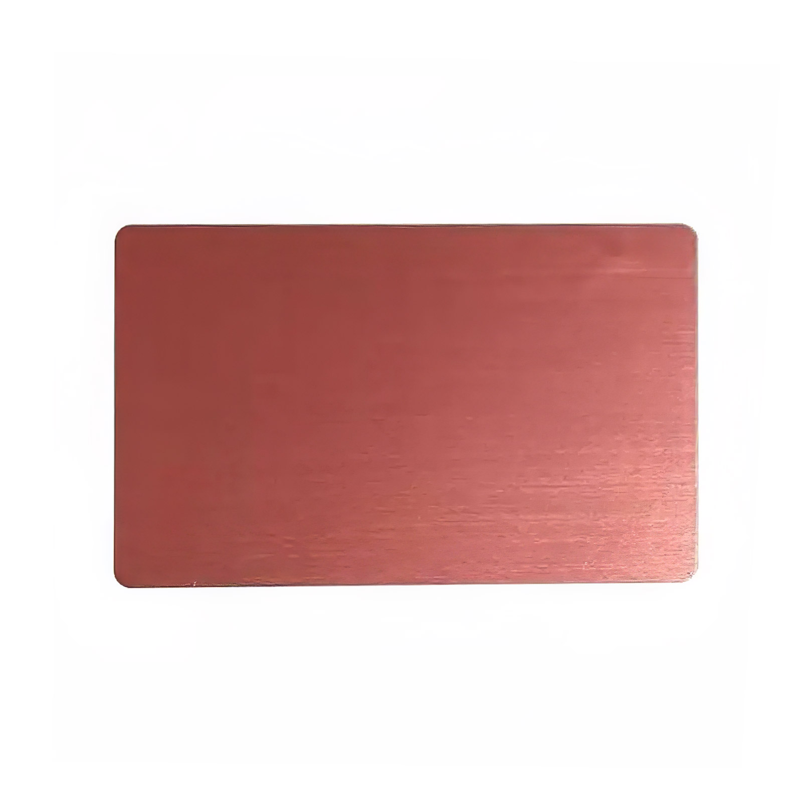 50 Stück Metall Visitenkarte Rosé Gold Rohling Blank für Lasergravur Businesskarte
