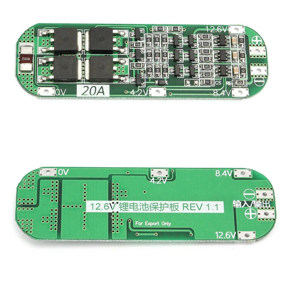 3S 20A Li-ion Lithium Batterie 18650 Ladegerät PCB BMS 12.6V Cell Schutz Board
