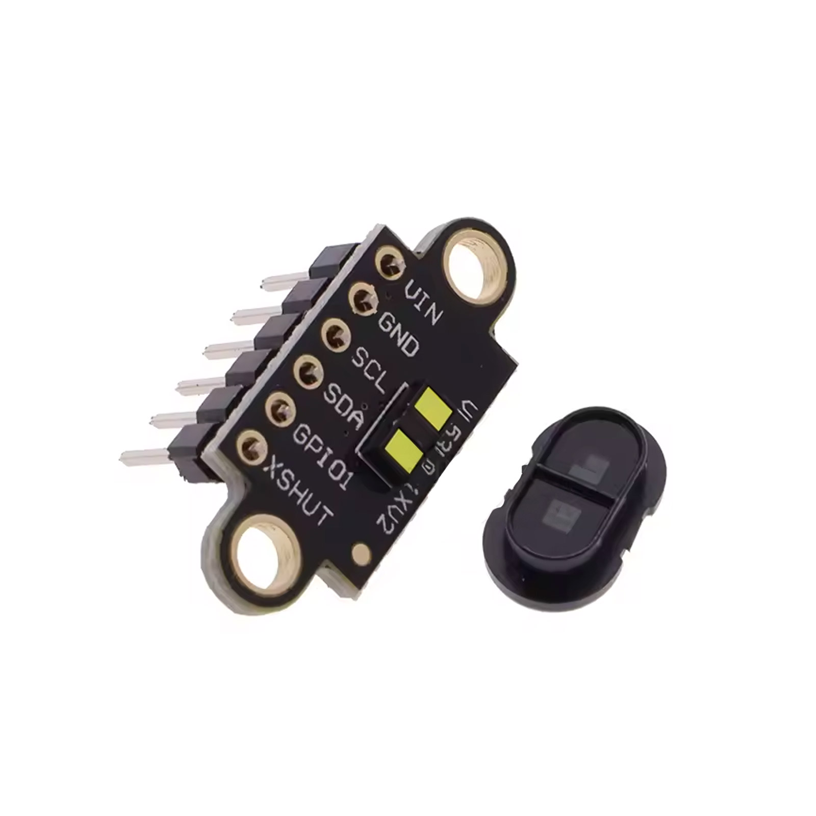 VL53L1X Laser Entfernungsmesser Flugzeit ToF Sensor Modul 3V-5V mit Abdeckung