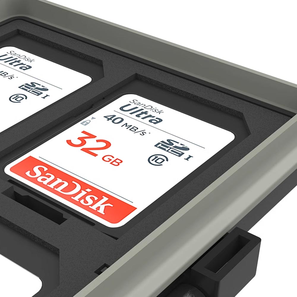 Transportbox für 12 SD Karten / 24 MicroSD Karten