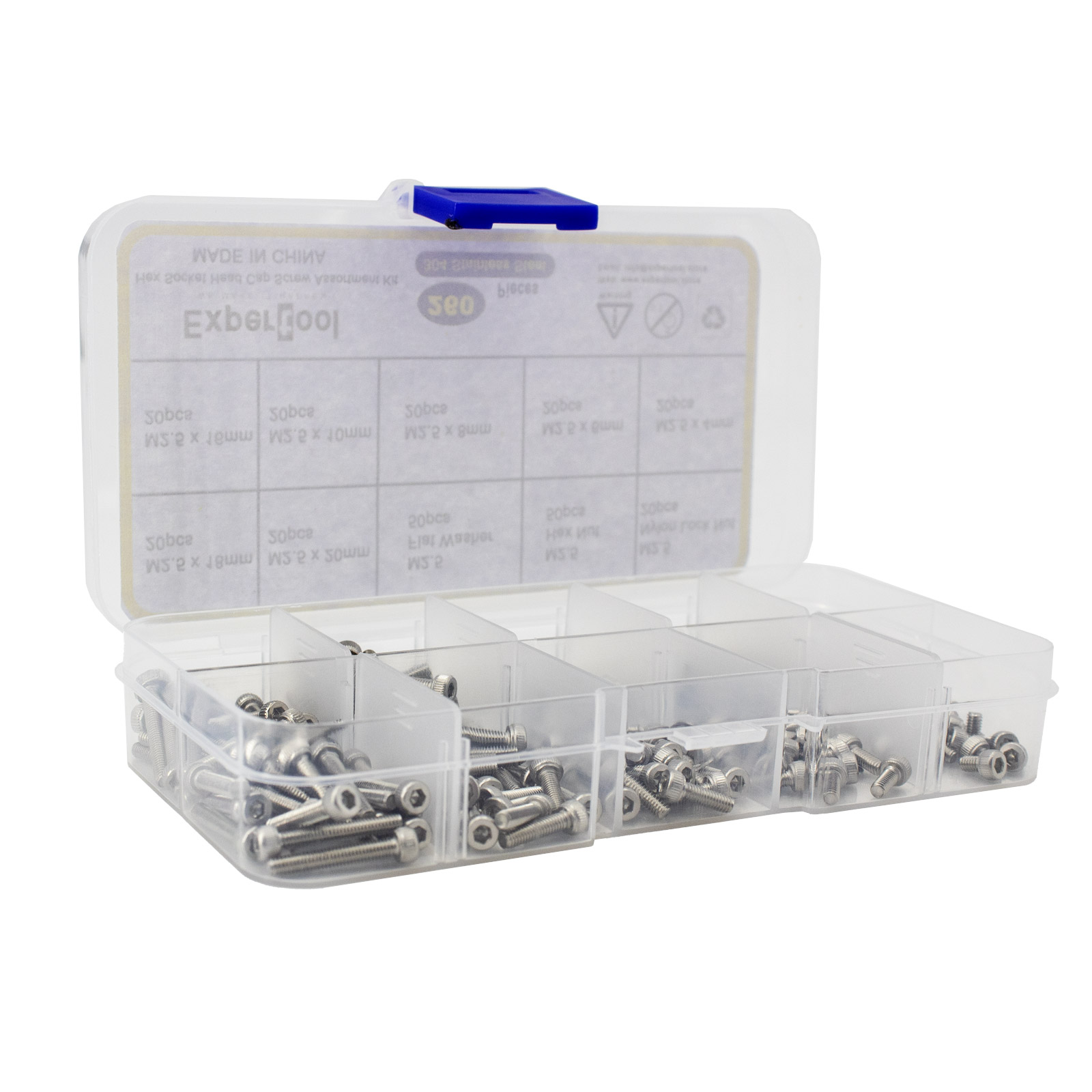 Sortiment Innensechskantschrauben-Set 260 Teile