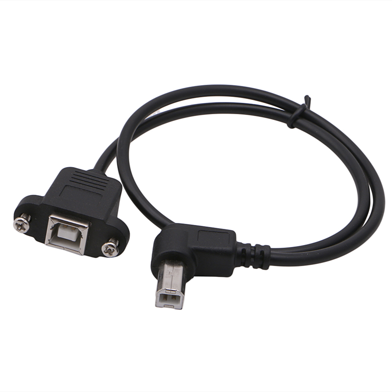 USB 2.0 B Stecker auf USB 2.0 B Buchse Panel Mount 50cm