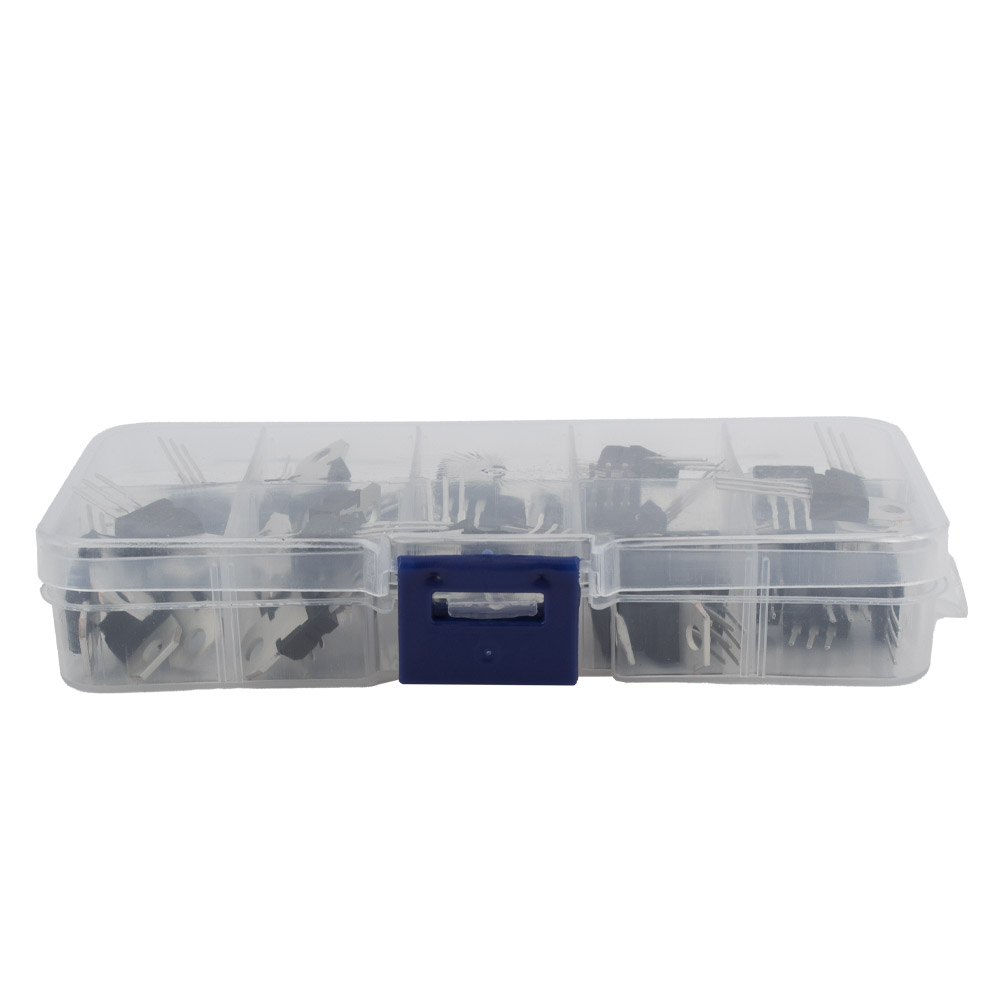 Spannungsregler Sortiment 50 Stück á 10 Modelle L7805/7806/7812/7824/LM317