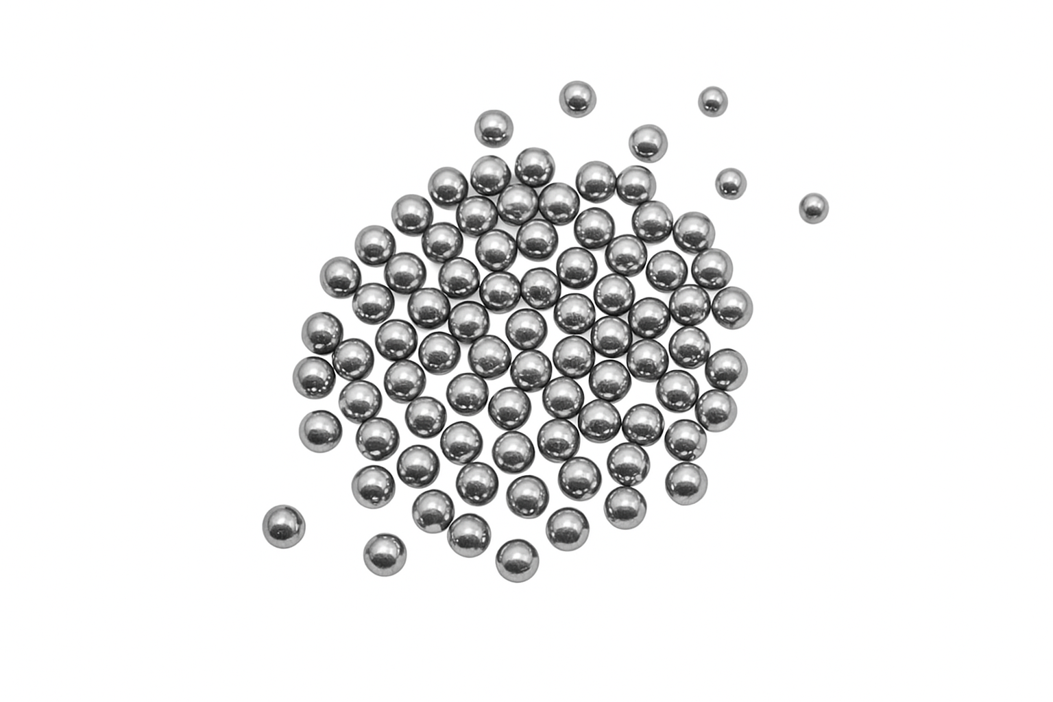 Edelstahlkugel 4mm 304 rostfrei 100 Stück