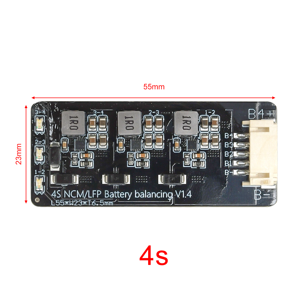 Aktiver Equalizer-Balancer 4S für 18650 Lithiumbatterien  1.2A