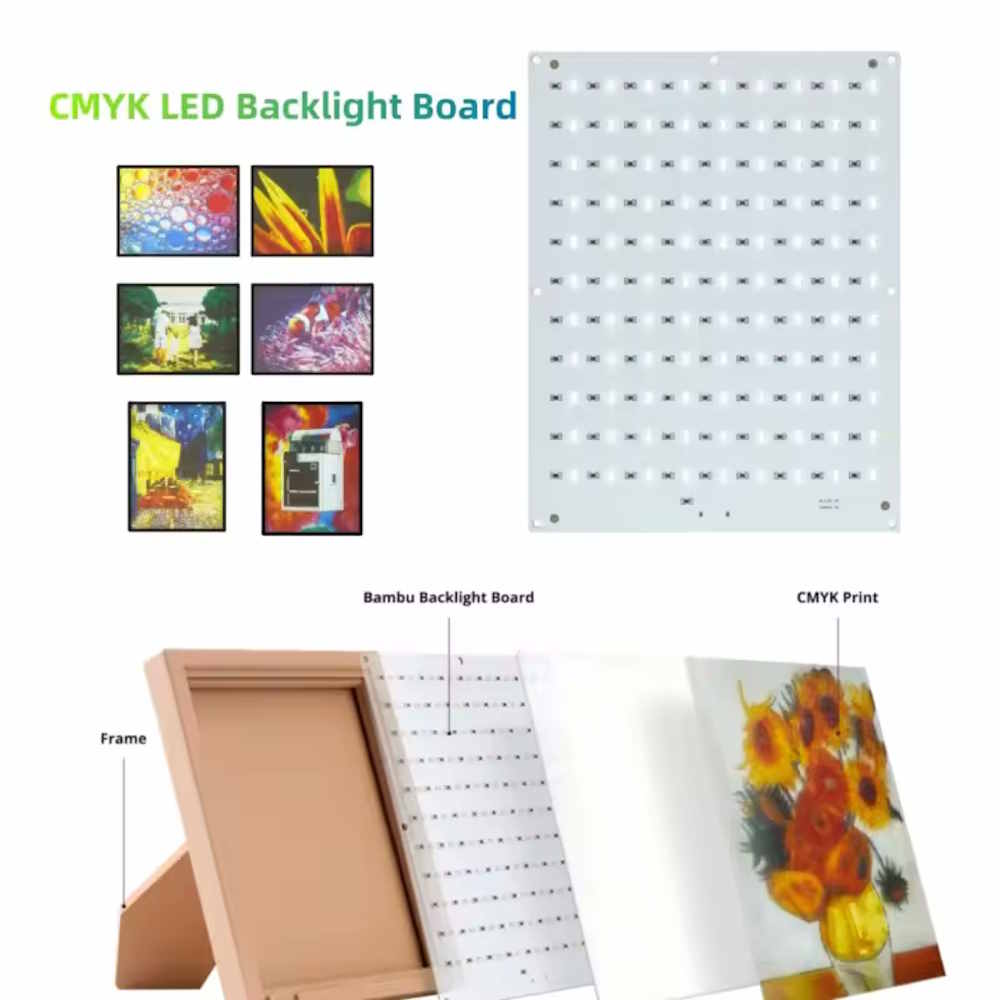 Lithophane Led Panel CMYK LED Backlight Board