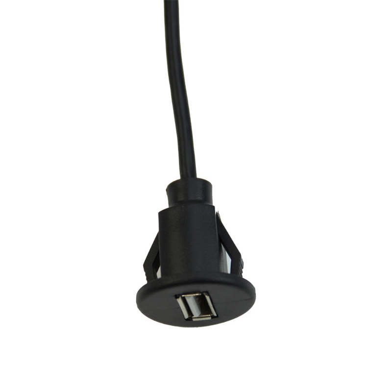 USB 2.0 A Stecker auf USB A Buchse Panel Mount 100 cm