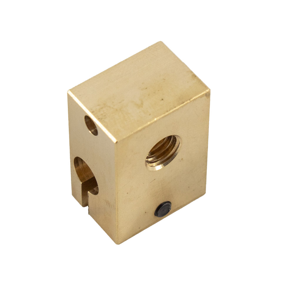 Heizblock für V6 Hot Ends PT100 Brass 400°C