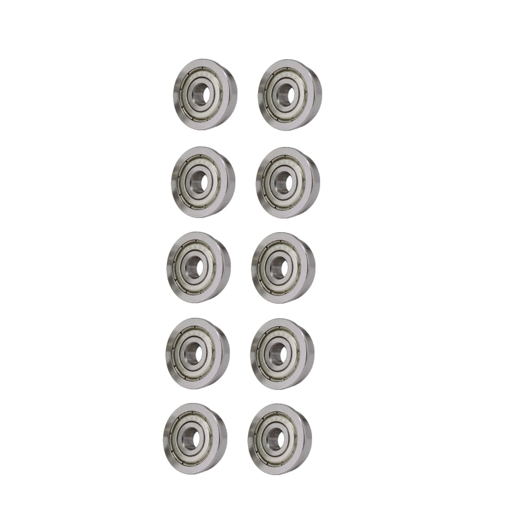 10x Flansch Kugellager F625ZZ 5x16x5mm
