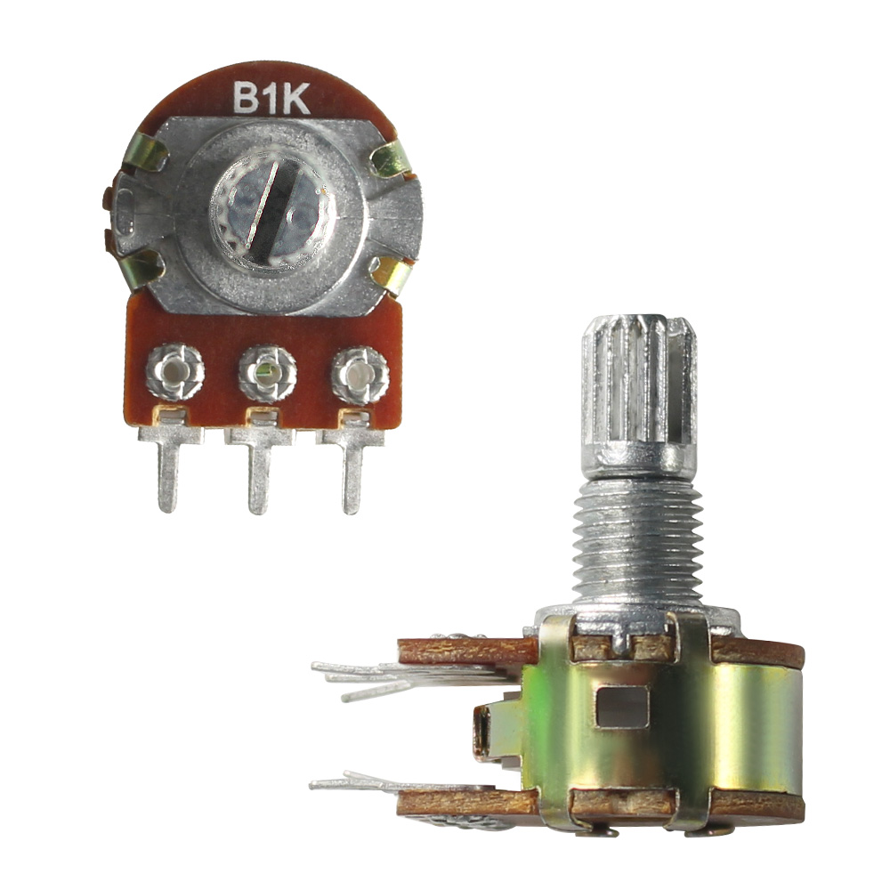 5x WH148 Stereo Potentiometer 1K Ohm 6-Pin Dual Linear
