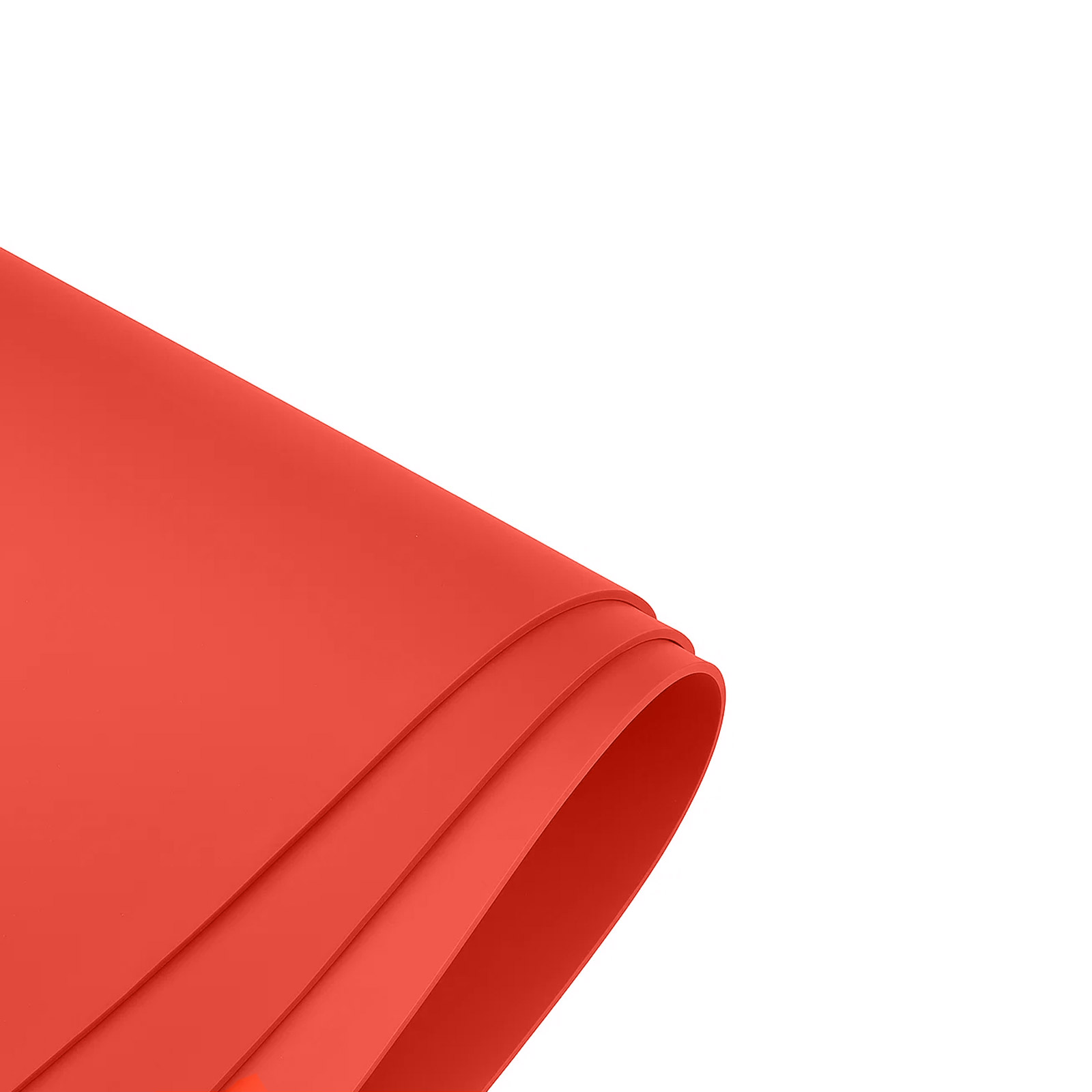 Gummimatte A4 für Lasergravur Rot