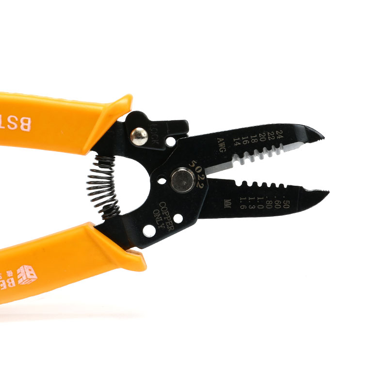 BST-5022 Abisolierzange für 0.5-1.6mm² 14-24 AWG Kabel