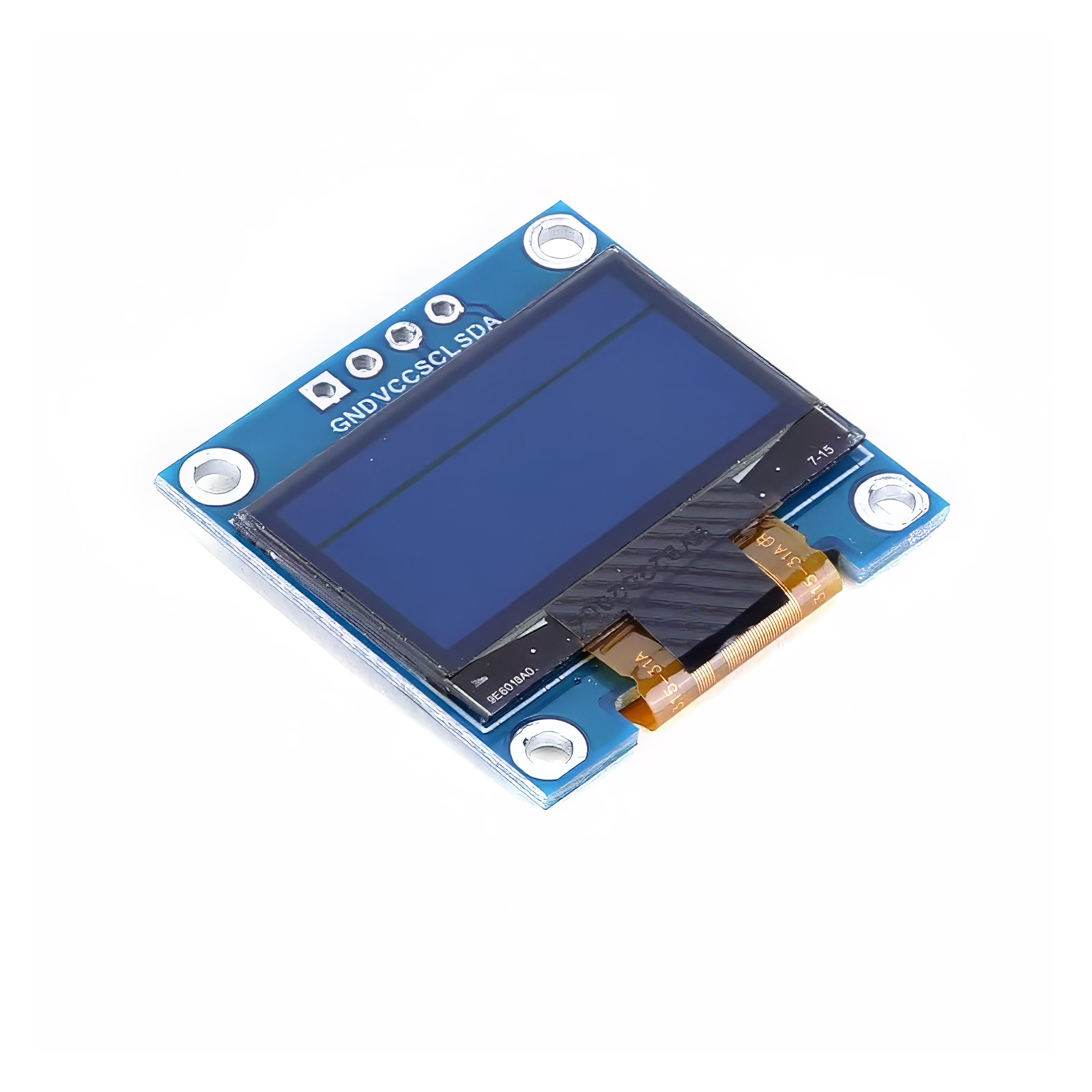 0.96" OLED Display Weiss I2C SSD1306 128x64 Pixel für Arduino & Raspberry Pi