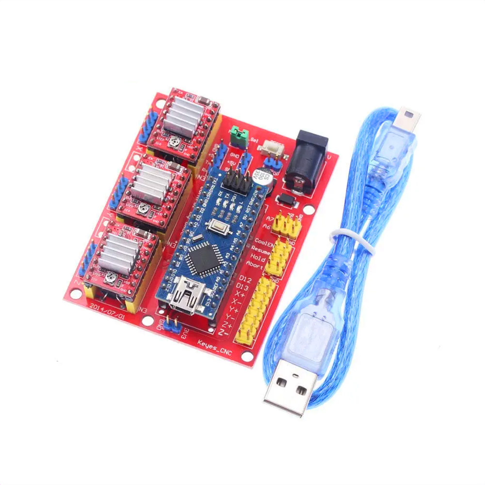 CNC Shield V4 Kit Arduino Nano Board mit A4988