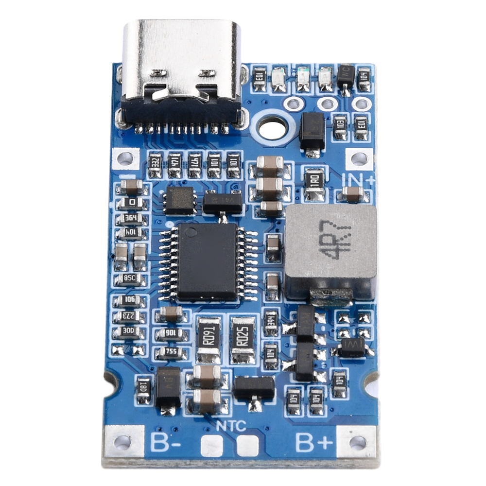 USB-C BMS Li-on Batterie Lademodul 3S 4.5V-15V 18W 3A