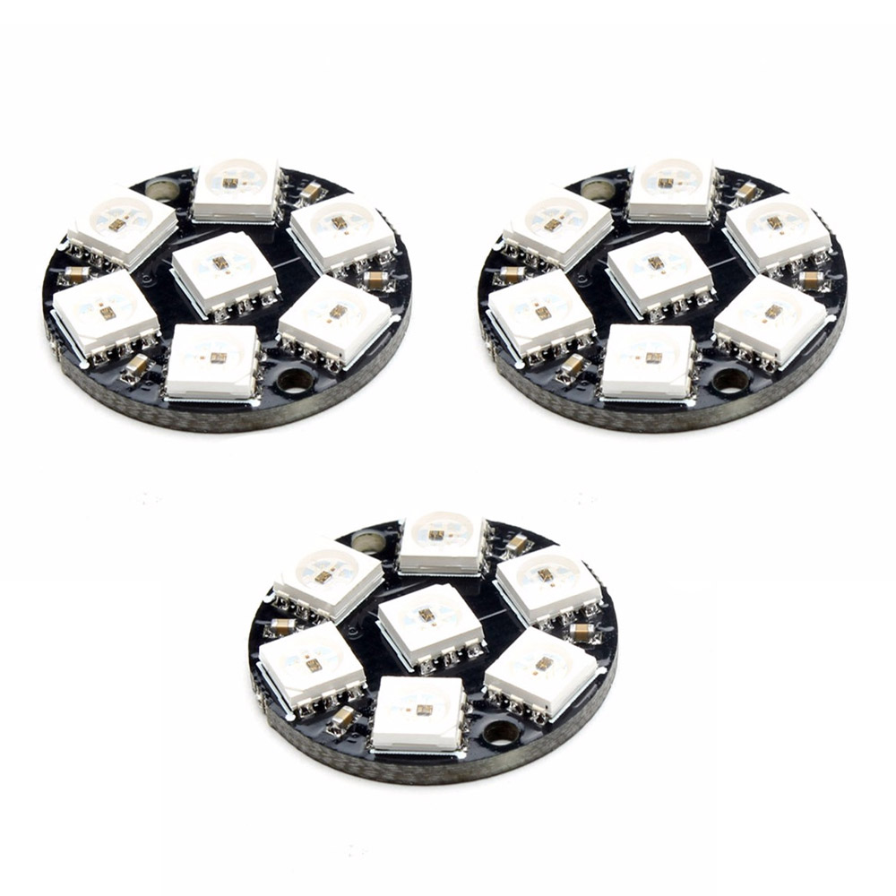 3x 7Bit RGB LED Ring WS2812 5V ähnl. Neopixel