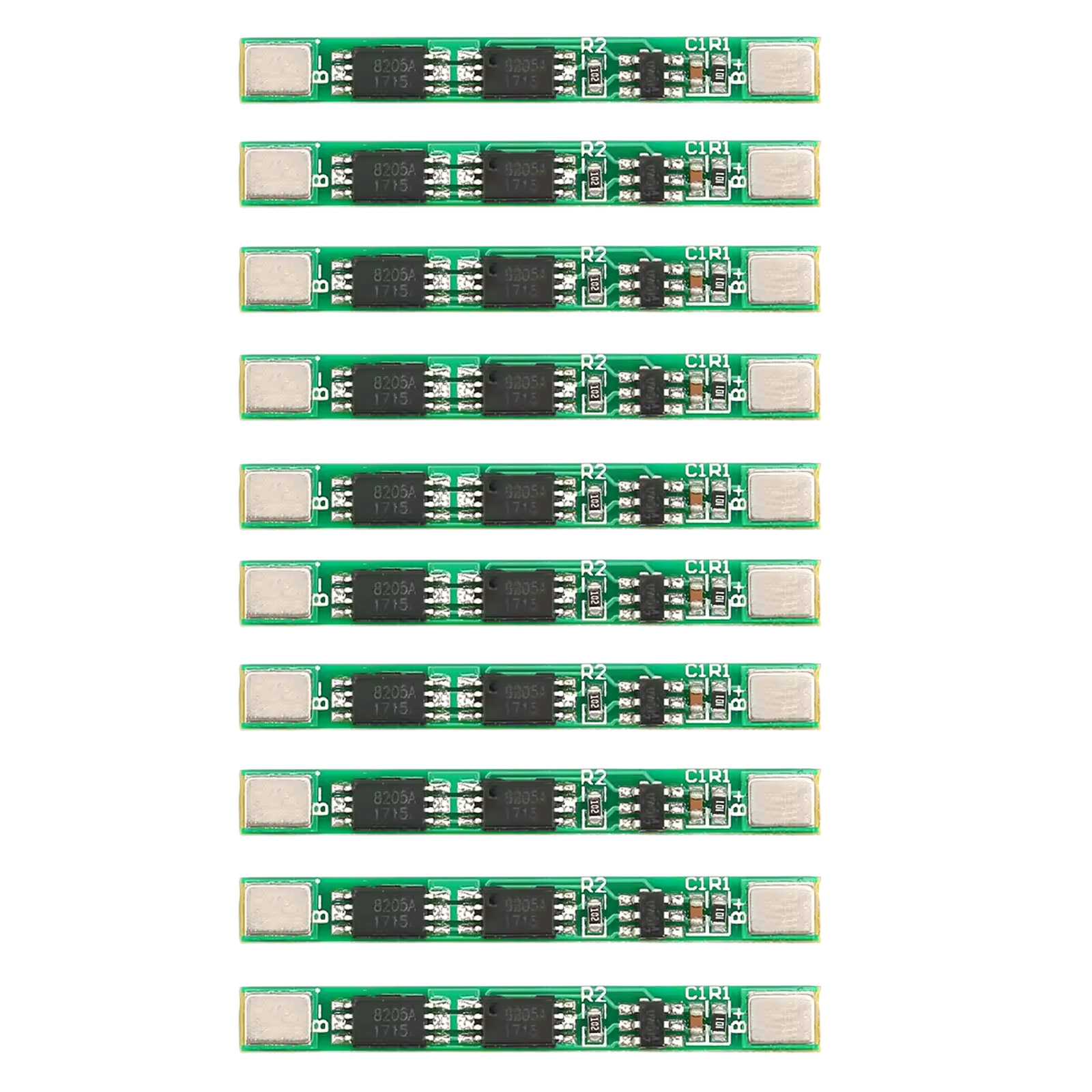 10er Set 1S 3,7V 4A BMS Schutzmodul für 18650 Li-Ion Akku DW01 Doppel-MOS